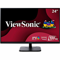 Viewsonic VA2456-MHD 24 Inch IPS 1080p Monitor with 100Hz, FreeSync, HDMI, DisplayPort and VGA Inputs for Home and Office