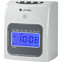 Lathem 400E Top Feed Electronic Time Clock Kit (LTH400EKIT)