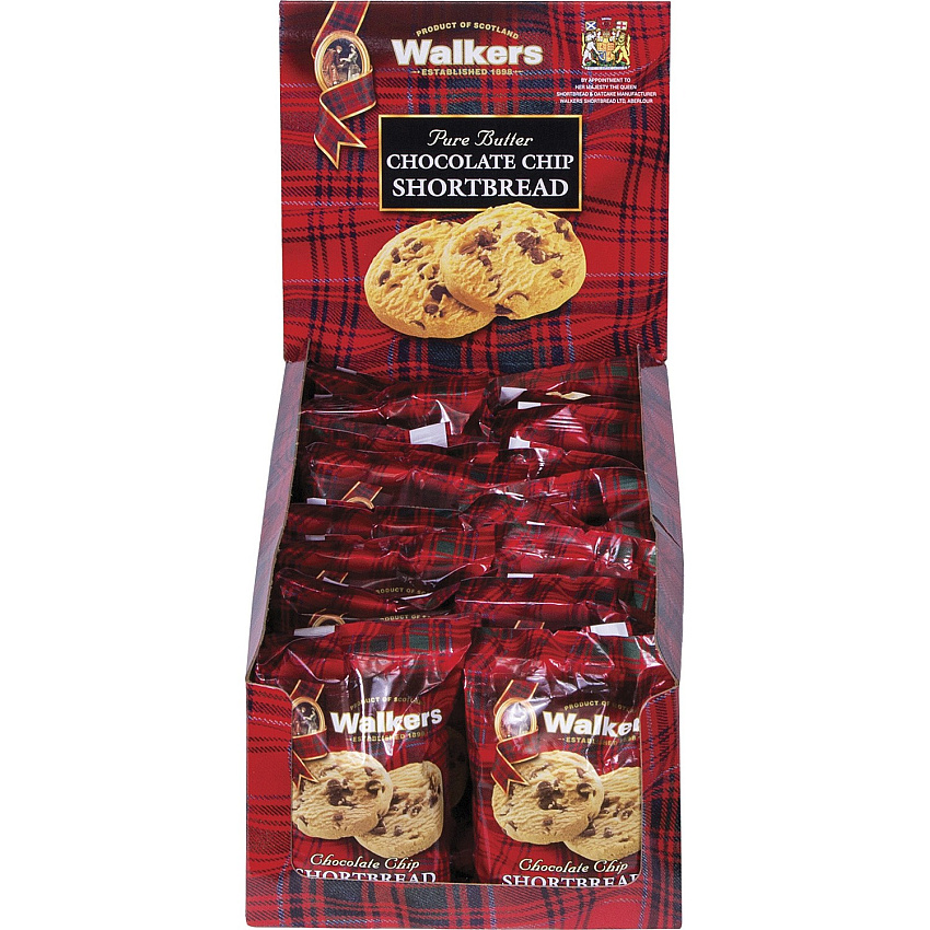 Walkers Chocolate Chip Shortbread Cookies (OFXW1537D)