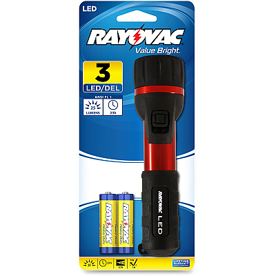 Rayovac LED Flashlight (RAYBER2AABA)