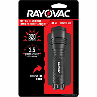 Rayovac RoughNeck 3AAA LED Tactical Flashlight (RAYRN3AAABA)
