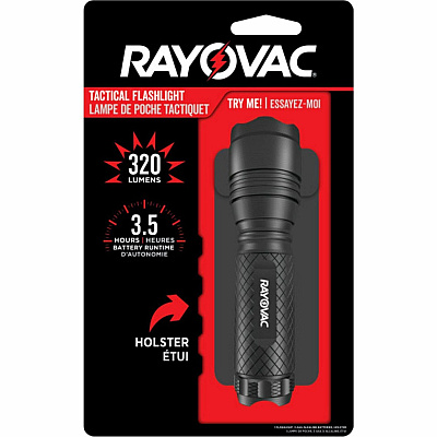 Rayovac RoughNeck 3AAA LED Tactical Flashlight (RAYRN3AAABA)