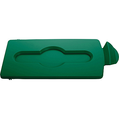 Rubbermaid Commercial Slim Jim Green Closed Lid Insert (RCP2007884)