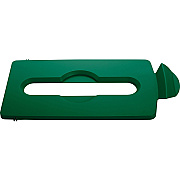 Rubbermaid Commercial Slim Jim Lid Green Paper Slot (RCP2007886)