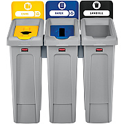 Rubbermaid Commercial Slim Jim Recycling Station (RCP2007917)