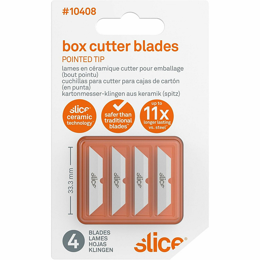 slice Pointed Tip Ceramic Cutter Blades (SLI10408)