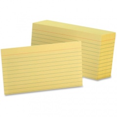 Oxford Colored Ruled Index Cards (7321CAN)