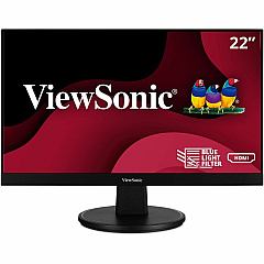 Viewsonic VA2256-MHD 22 Inch IPS 1080p Monitor with FreeSync, HDMI, DisplayPort and VGA Inputs for Home and Office
