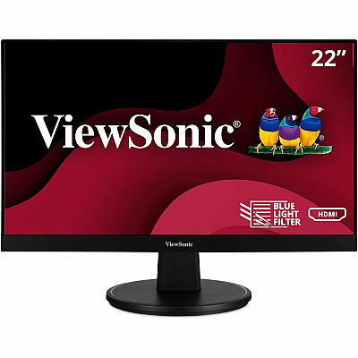 Viewsonic VA2256-MHD 22 Inch IPS 1080p Monitor with FreeSync, HDMI, DisplayPort and VGA Inputs for Home and Office
