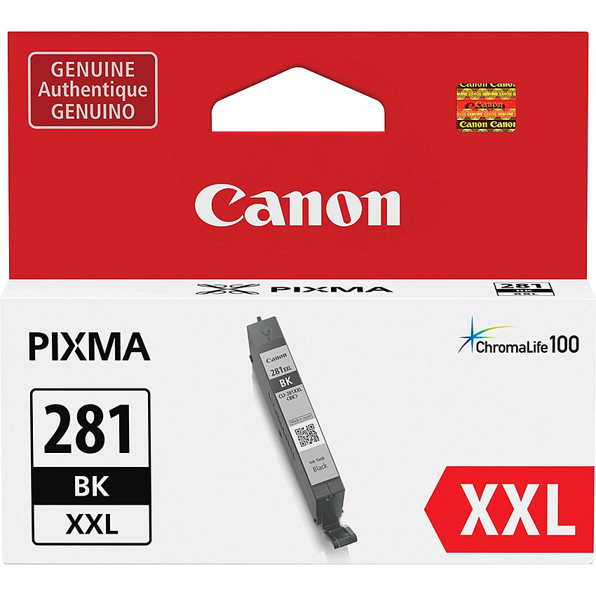 Canon CLI-281 XXL Original Inkjet Ink Cartridge - Black - 1 Each (CNMCLI281XXLBK)
