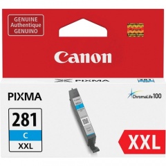Canon CLI-281 XXL Original Inkjet Ink Cartridge - Cyan - 1 Each (CLI281XXLCY)