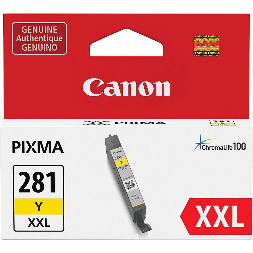 Canon CLI-281 XXL Original Inkjet Ink Cartridge - Yellow - 1 Each (CNMCLI281XXLYW)