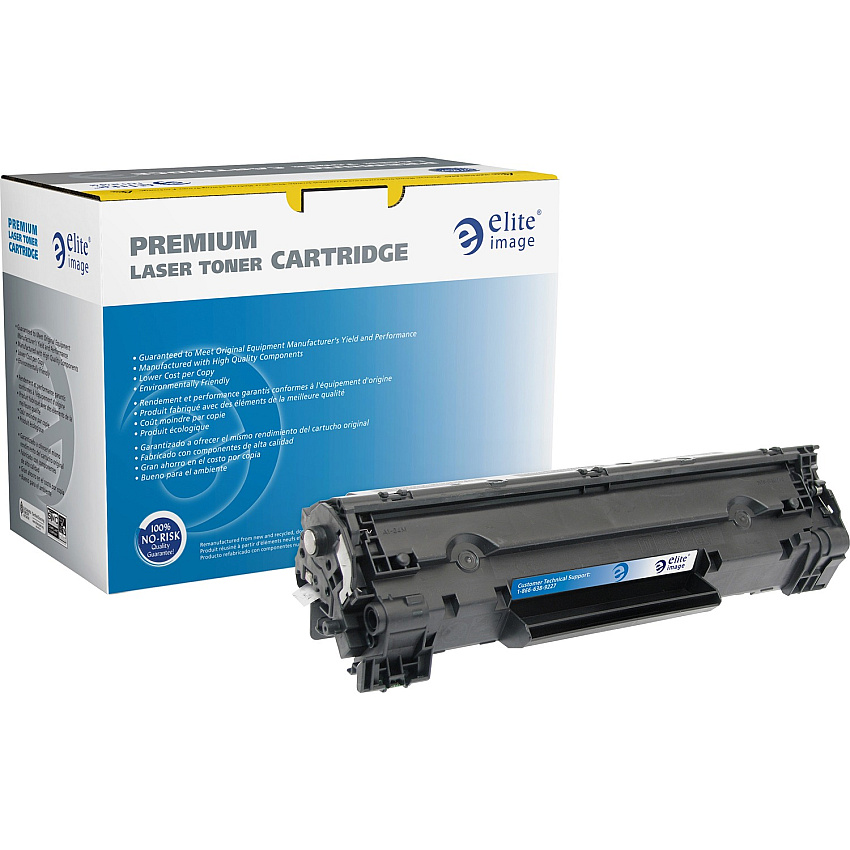 Elite Image Remanufactured MICR High Yield Laser Toner Cartridge - Alternative for HP 83X (CF283X) - Black - 1 Each (ELI76262)
