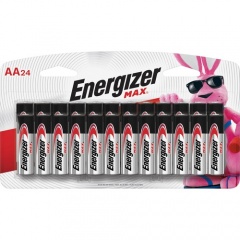 Energizer MAX Alkaline AA Batteries, 24 Pack (E91BP24)