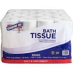 Genuine Joe Solutions Double Capacity Bath Tissue (GJO91000PL)
