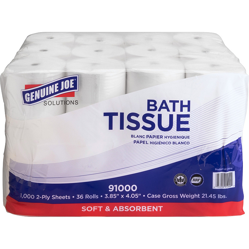 Genuine Joe Solutions Double Capacity Bath Tissue (GJO91000PL)