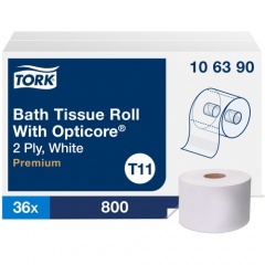 TORK Premium Bath Tissue Roll with OptiCore (106390)