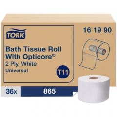 TORK Universal Bath Tissue Roll with OptiCore (161990)