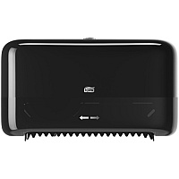 Tork Twin Bath Tissue Roll Dispenser Black T7 (TRK473208)