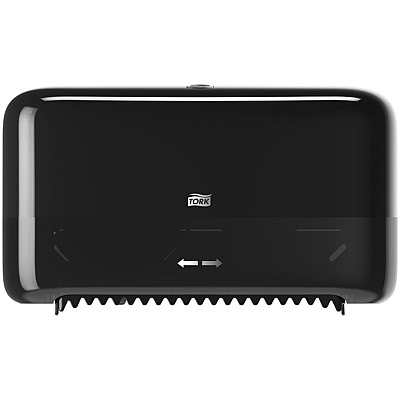 Tork Twin Bath Tissue Roll Dispenser Black T7 (TRK473208)
