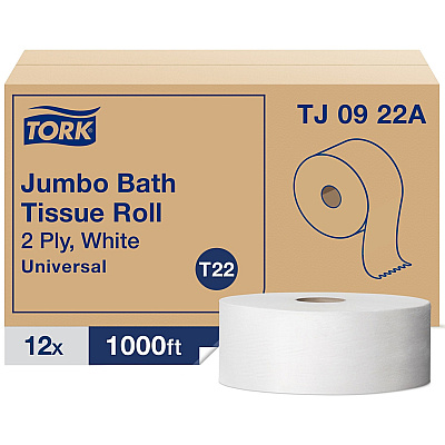 TORK Universal Jumbo Bath Tissue Roll (TRKTJ0922A)