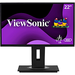 Viewsonic VG2248 22 Inch IPS 1080p Ergonomic Monitor with HDMI DisplayPort USB and 40 Degree Tilt for Home and Office
