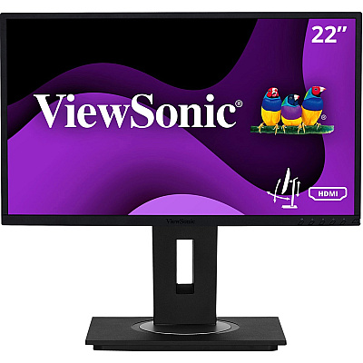 Viewsonic VG2248 22 Inch IPS 1080p Ergonomic Monitor with HDMI DisplayPort USB and 40 Degree Tilt for Home and Office
