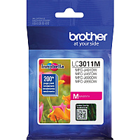 Brother LC3011M Original Standard Yield Inkjet Ink Cartridge - Single Pack - Magenta - 1 Each