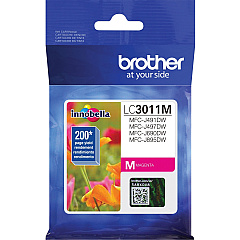 Brother LC3011M Original Standard Yield Inkjet Ink Cartridge - Single Pack - Magenta - 1 Each