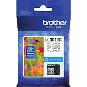 Brother LC3011C Original Standard Yield Inkjet Ink Cartridge - Single Pack - Cyan - 1 Each