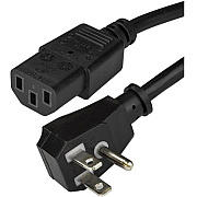 StarTech 6ft Power Cord, Flat 5-15p To C13 Cable (PXTF1016)