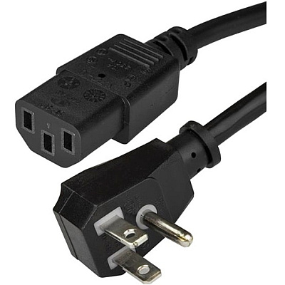 StarTech 15ft Power Cord, Flat 5-15p To C13 Cable (PXTF10115)