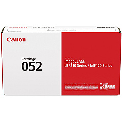 Canon 052 Original Laser Toner Cartridge - Black - 1 Each (CNMCRTDG052)