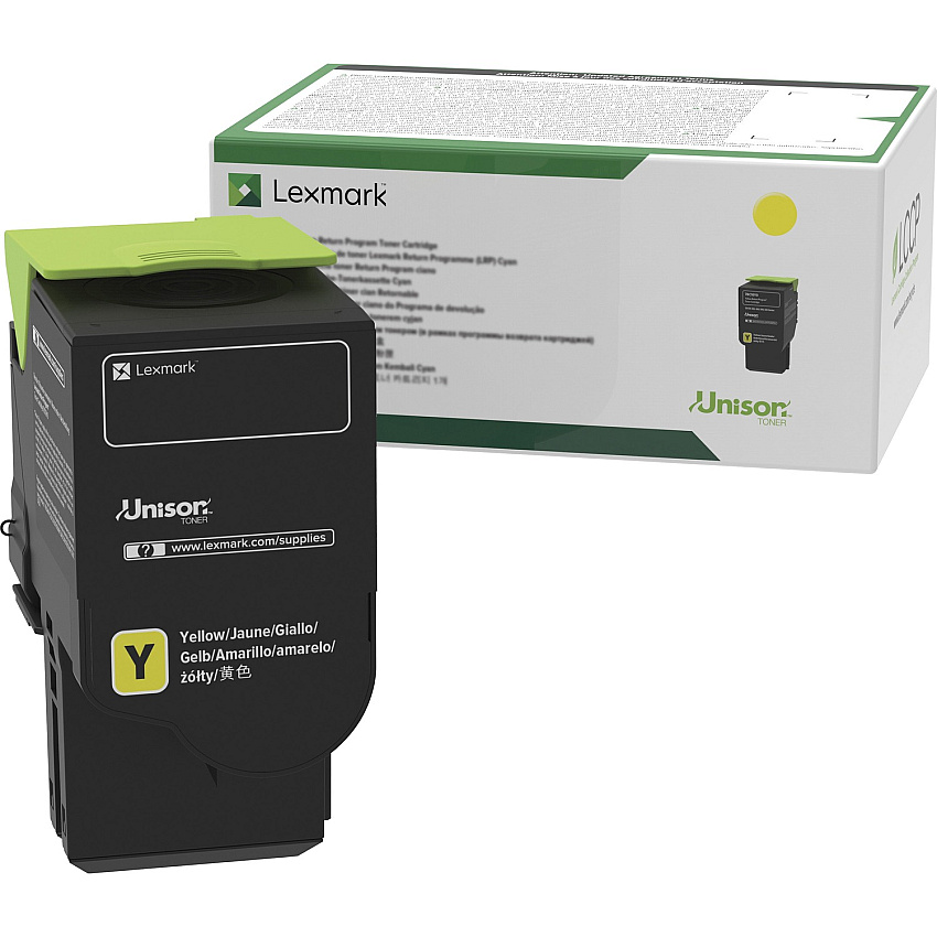Lexmark Original Standard Yield Laser Toner Cartridge - Yellow - 1 Each (LEXC2310Y0)