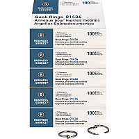 Business Source Standard Book Rings (BSN01436BD)