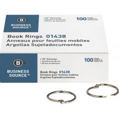 Business Source Standard Book Rings (01438)