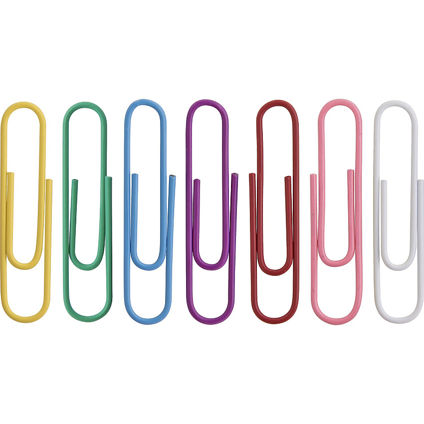 Business Source Vinyl-coated Gem Clips (BSN01604)