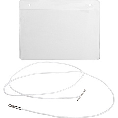 Business Source Elastic Cord Hanging Name Badges (BSN01615)