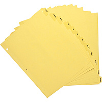 Business Source Monthly Clear Plastic Tab Index Dividers (BSN01807)