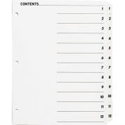 Business Source Table of Content Quick Index Dividers (05855)