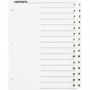 Business Source Table of Content Quick Index Dividers (05857)