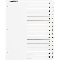 Business Source Table of Content Quick Index Dividers (BSN05857)