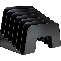Business Source 6-slot Inclined Desk Step Sorter (BSN11875)