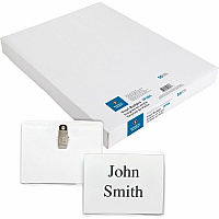 Business Source Clip Holder Style Badge Kit (BSN19184)