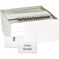 Business Source Clip Holder Style Badge Kit (BSN19184BD)