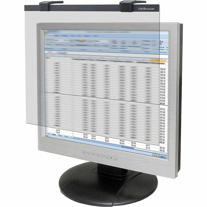 Business Source 19"-20" Widescreen LCD Privacy Filter Clear (BSN20512)