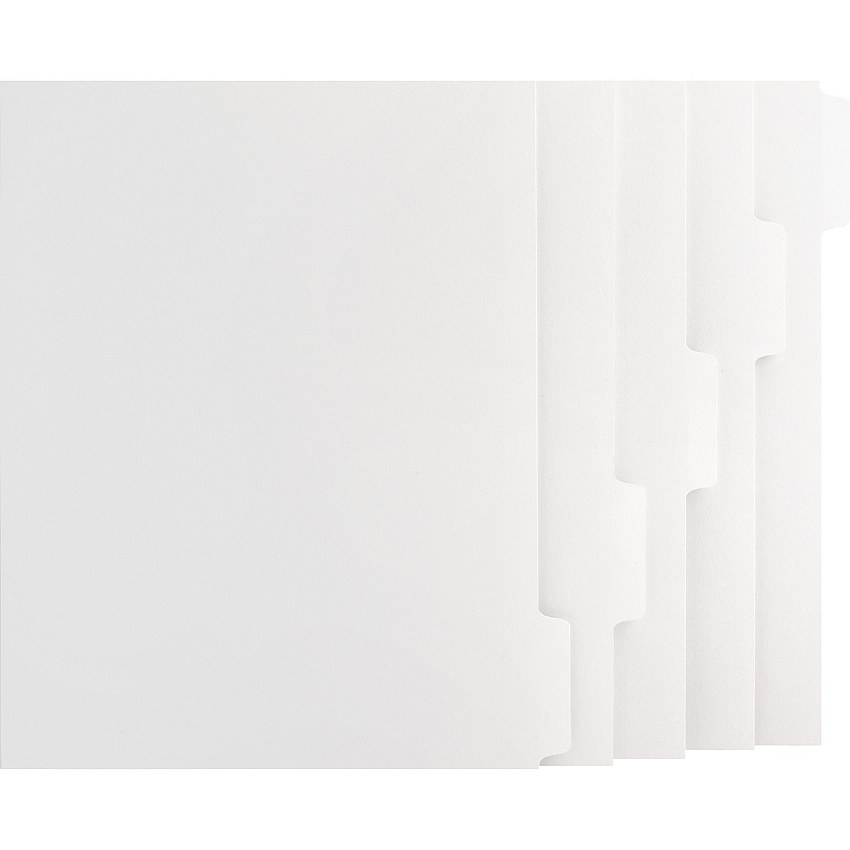 Business Source Tab Printer Economy Index Dividers (BSN21000)