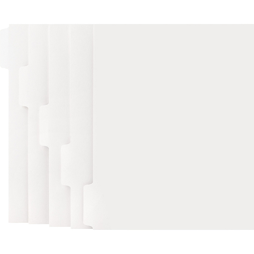 Business Source Straight Collated Print-on Tab Divider (BSN21002)