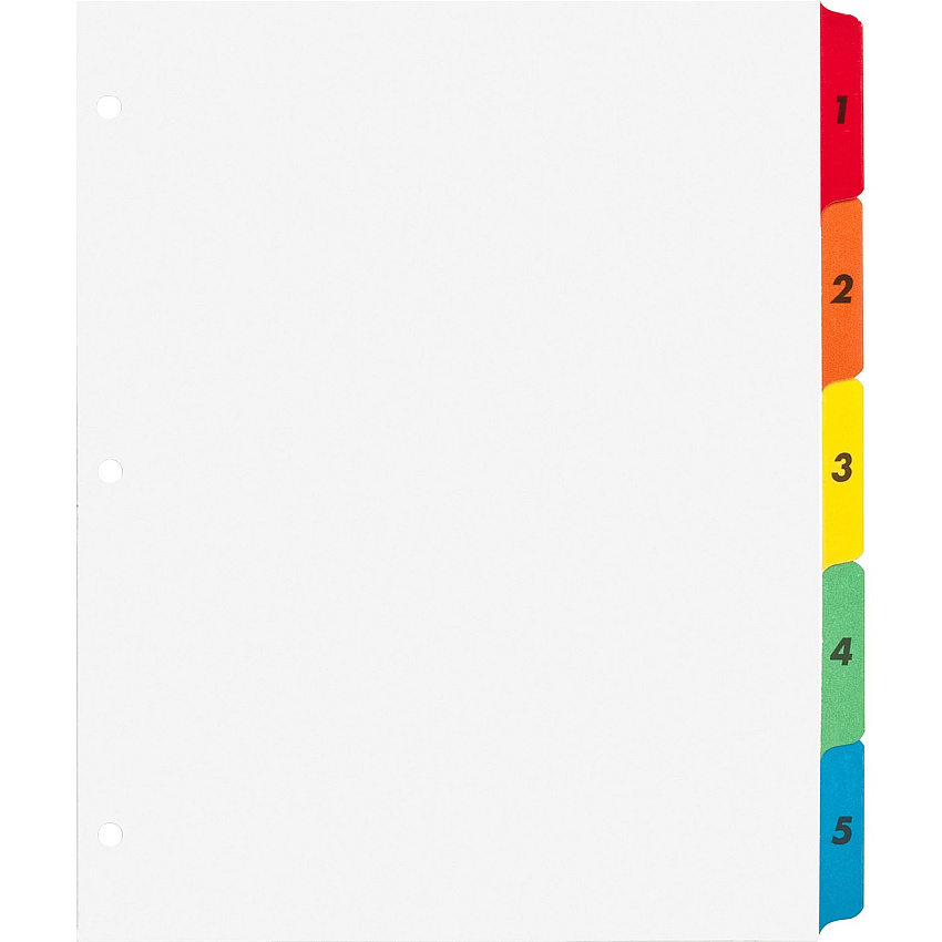 Business Source Table of Content Quick Index Dividers (BSN21900)