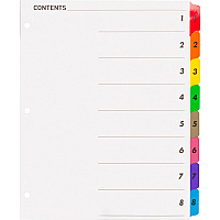 Business Source Table of Content Quick Index Dividers (BSN21901)